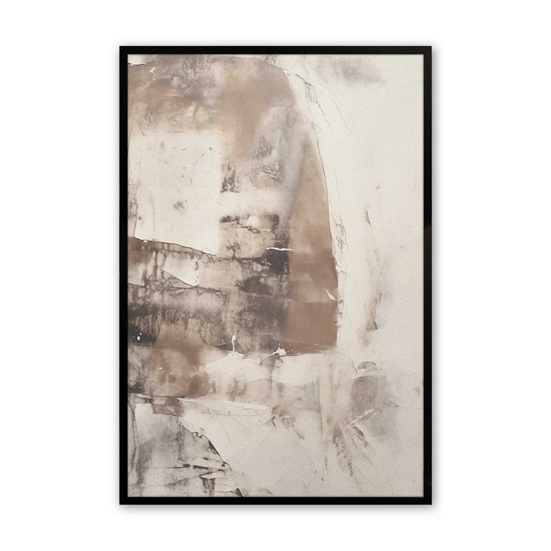 Mocha Musings I, H 21 po x l 17 po, Cadre photo noir satiné