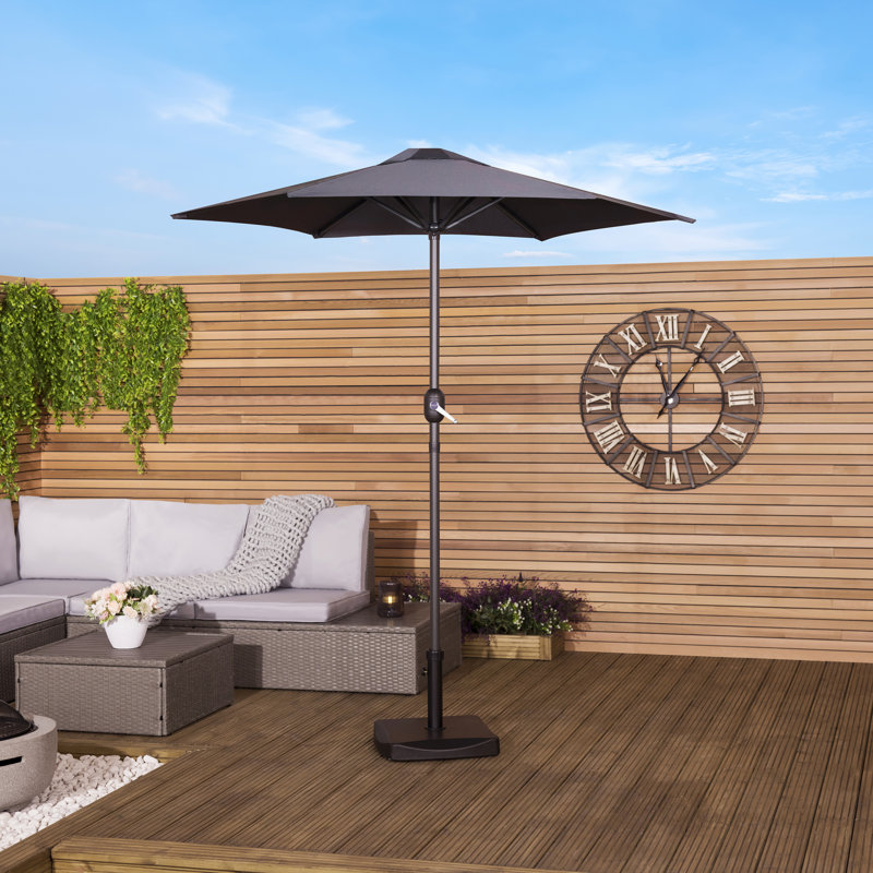 200cm Market Parasol, Black