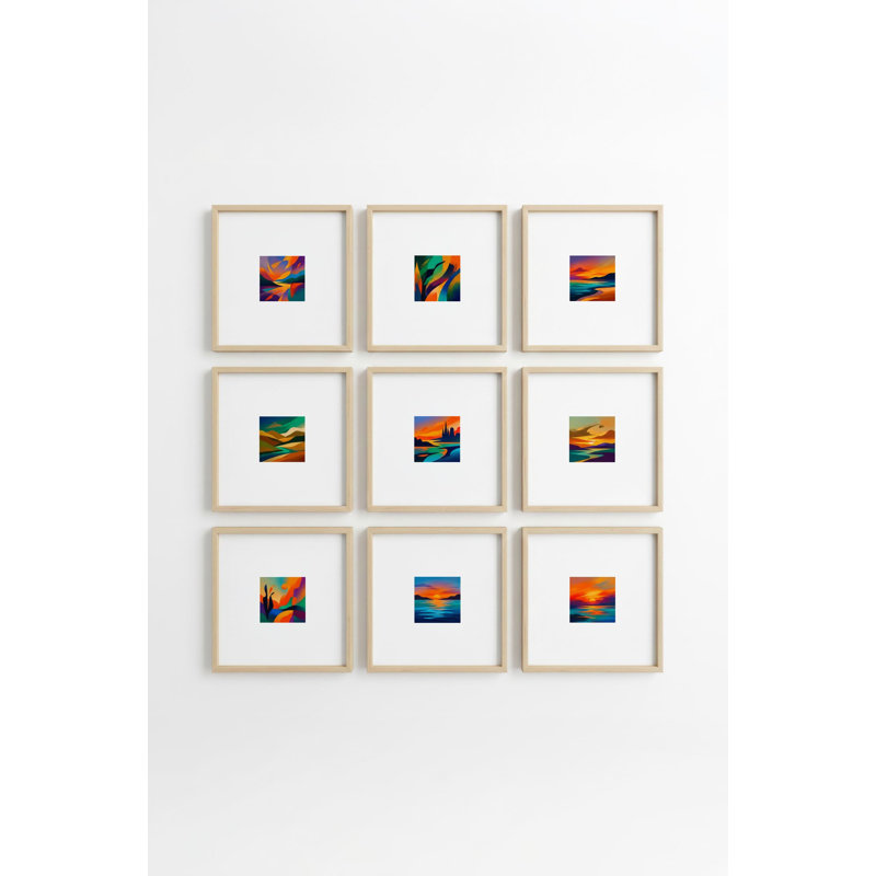 Atherton Decorative Framed MDF Painting