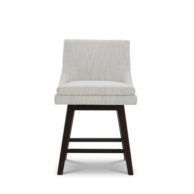 Tabouret de comptoir pivotant rembourré 26 po Zahara