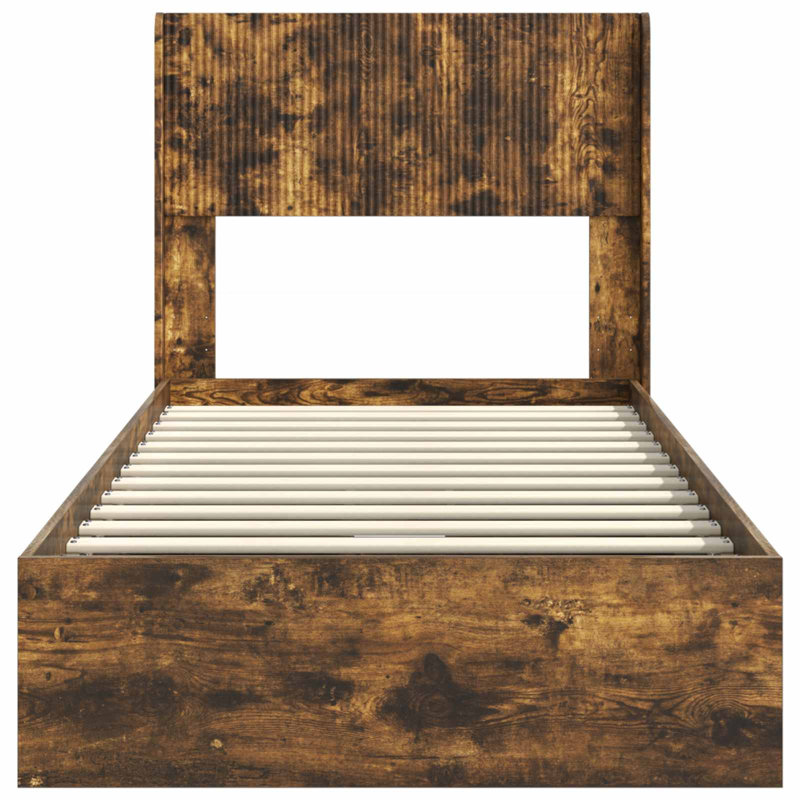 Bed, Single (3'), Smoked Oak
