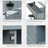 50'' Outdoor Solid Wood Kitchen Island Cart, Rolling Bar Cart, Grill Cart, Farmhouse Outdoor Grill Table With Stainless Steel Top, Spice Rack, Towel Rack For Kitchen&Bbq-104940894