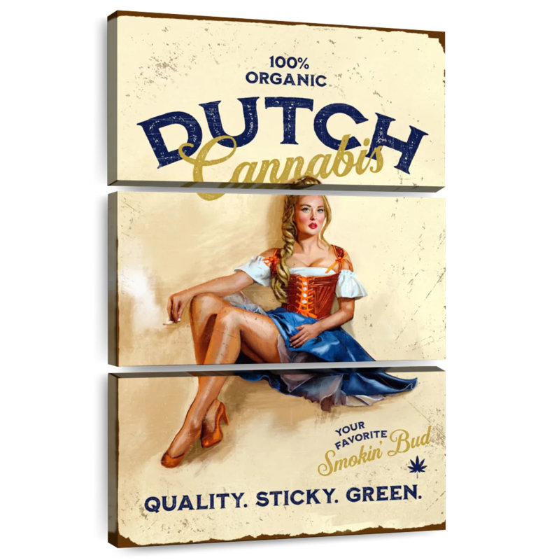 Senne Dutch Cannabis, 32" H x 20" W