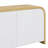 4-Door Curved Corner Modern Storage Cabinet With Wavy Wave-Textured Panels, Adjustable Shelves-1304916009