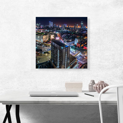 " Manila Philippines Skyline At Night "