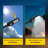 70W Equivalent LED Black Solar Motion Security Area Light, 5000K, Dusk to Dawn