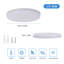 White Minimalist Waterproof Modern Round LED Flush Mount Ceiling Light