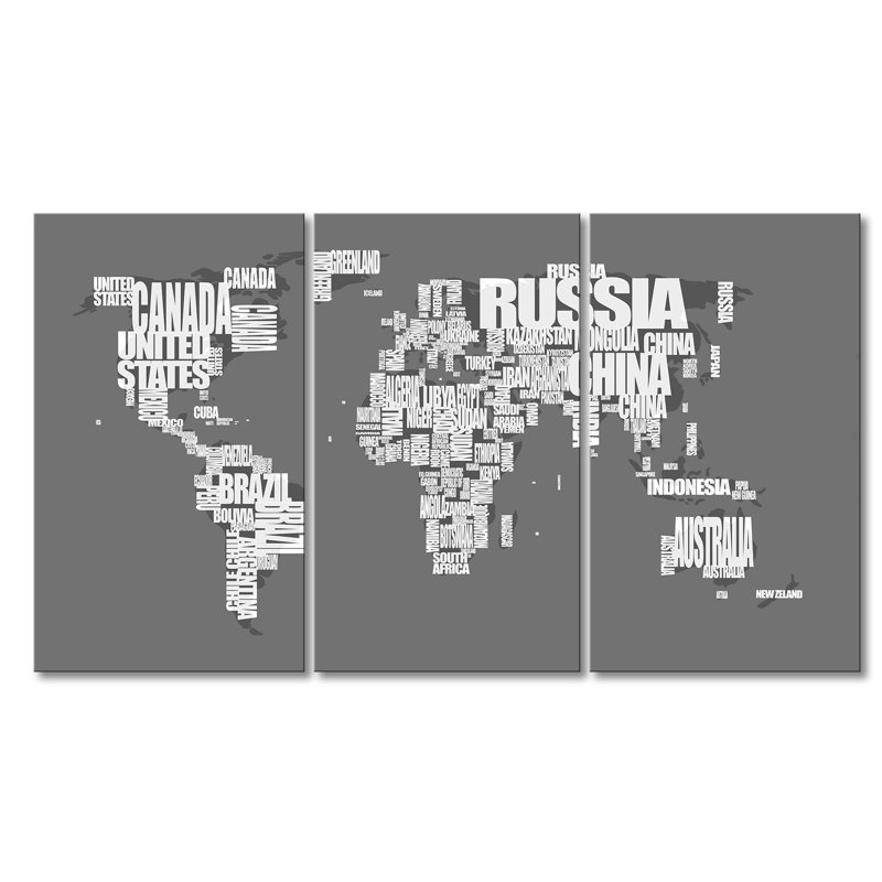 3 Piece Wrapped Canvas Print