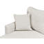 Corner Sofa Bed NASSJO Faux Linen Light Beige 3 Seater-3369919-3369861