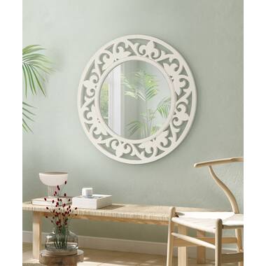 Ophelia & Co. Prestonne Round Wall Mirror