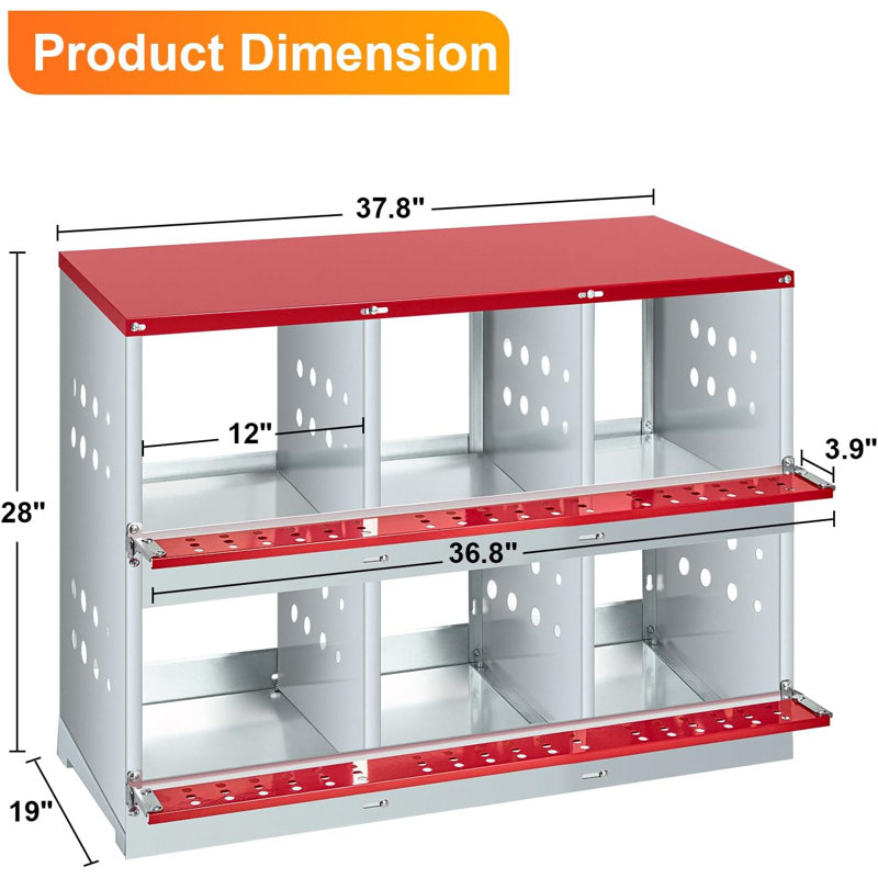 0.6mm Galvanized Steel Nesting Boxes