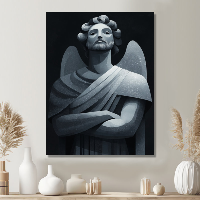 Hetton - Spiritual Wall Decor, H 32 po x l 16 po, Toile tendue, Ne s’applique pas