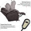 Fauteuil de massage inclinable et chauffant en similicuir-949290838