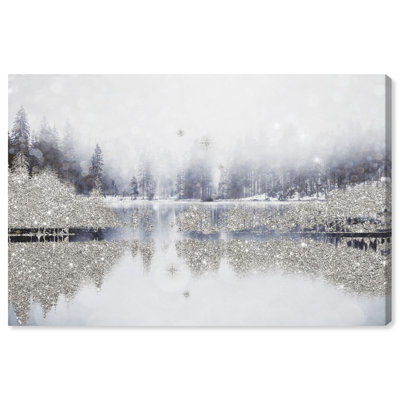 «Forest Forest Sparkle Canvas Glam Winter» par Art Remedy