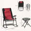 Ensemble de chaises berçantes 3 pièces