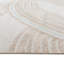 Crescent Rug: Modernist Hand Knotted Rug in Ivory/Taupe-830511706