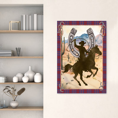 Western Cowboy on Horse