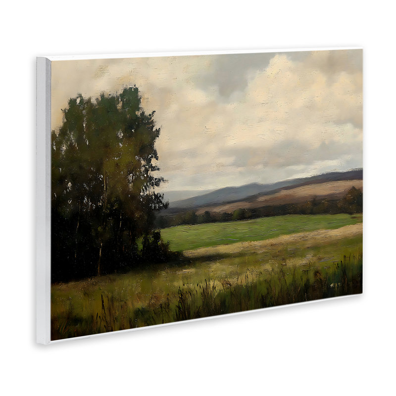 Plaque murale Hills in the Distance, design par Creative Studio, 10 x 15