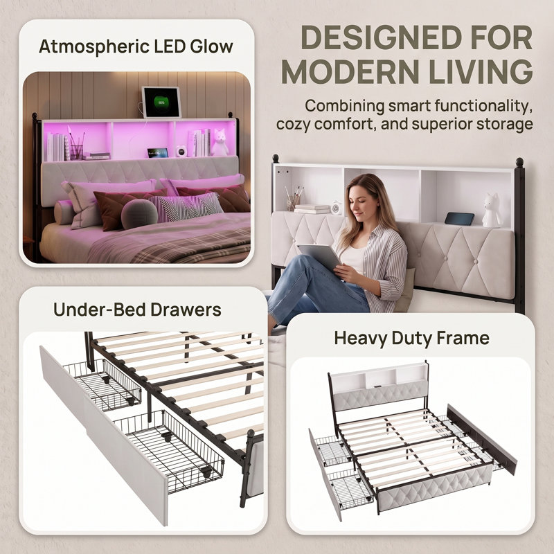Bed Frame, 150*200cm