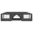 vidaXL Party Tent Anthracite Polyethylene, Steel 13.1 x 29.5 feet-58026629
