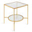 Table de bout en verre Lenzee