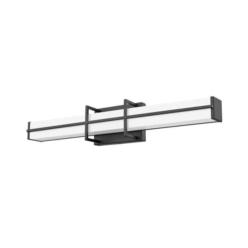 Éclairage à DEL à intensité variable pour meuble-lavabo Klowie, Noir mat