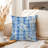 Floral Blue Gingham Flowers VIII Shabby Elegance