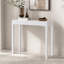 Console moderne, canapé Amy, blanc