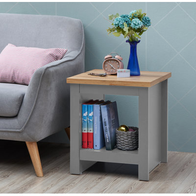 Aquitaine Lamp Side Table with Storage