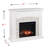 Norcott 45.75'' W White Electric Fireplace-1668497038