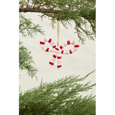 Luella Bow Ornament 4.5"x 0.5"x 3.5"