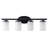 4-E26 Light Bulbs 26.3 inch Glass Shade Contemporary Vanity Light Fixture
