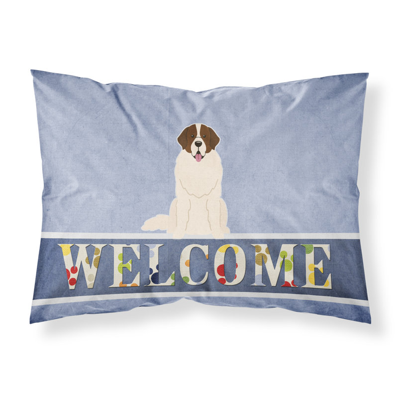 Taie d’oreiller welcome, Chien de garde de Moscou brun
