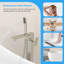 1 Handle Clawfoot Tub Faucet with Diverter-93644685