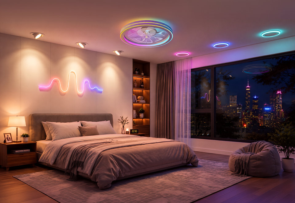 Lumières d'intérieur intelligentes