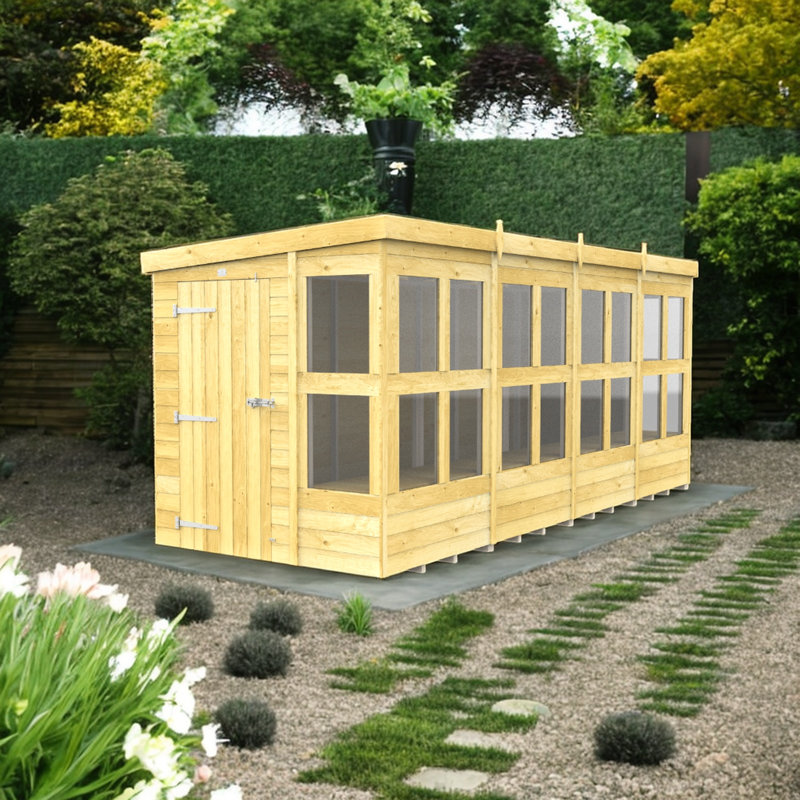 16ft x 6ft Pent Potting Shed
