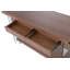 Annalis Wooden Top L-shaped Desk w/ Glass Panel Base-72251085