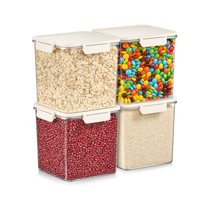 Contenant alimentaire transparent en plastique Sorbus Airtight