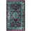 Tapis oriental bleu sarcelle / mauve Eual