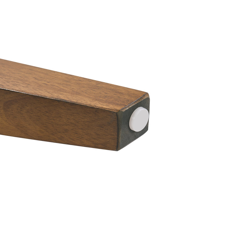 Tabouret de bar en bois massif Modern Farmhouse, Walnut, 6