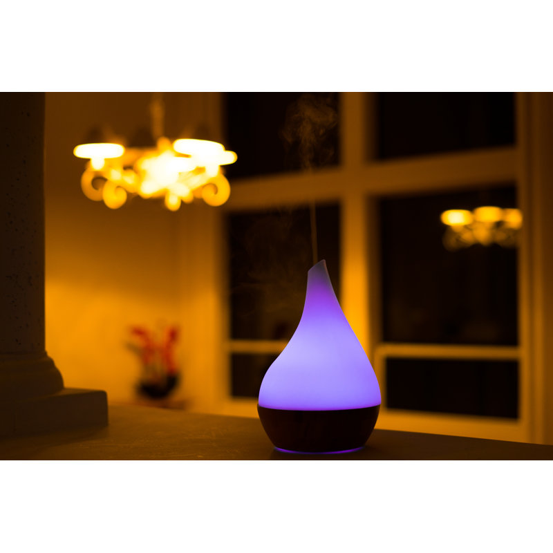 Diffuseur d'arôme en verre et bambou