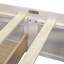 Grand lit plateforme avec 6 tiroirs de rangement, blanc antique-55836228-55836235