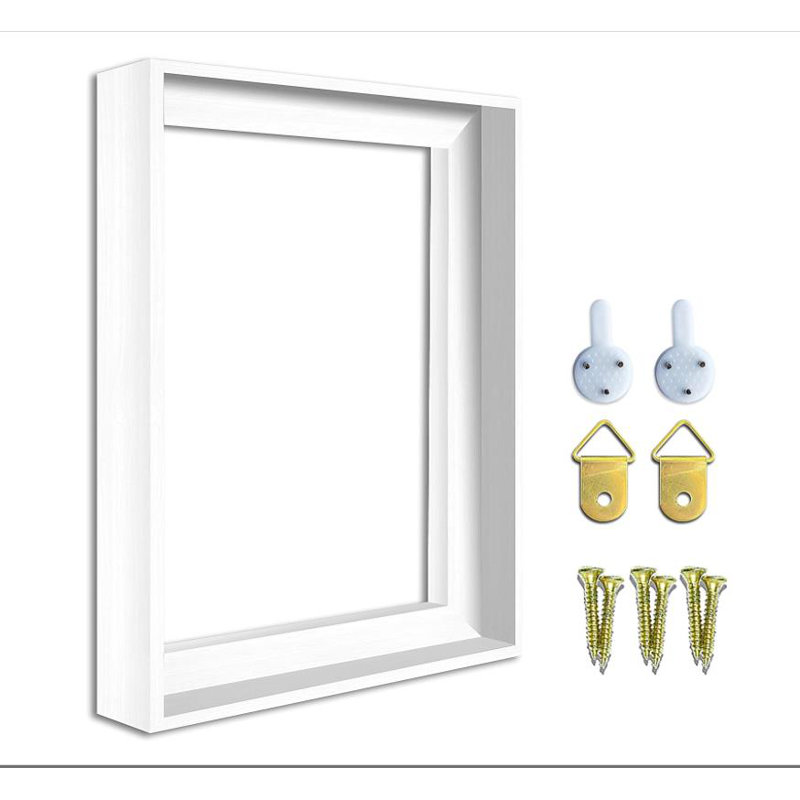 Bricolage, cadres flottants en toile pour peintures sur toile, cadre photo profond de 1,25 po, cadre flottant pour impressions sur toile, cadre flottant en toile, cadres flottants pour toiles finies brun foncé 16 po x 20 po