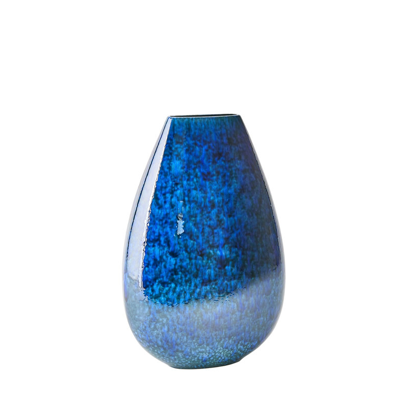 Giant Teardrop Handmade Ceramic Table Vase, 16.5" H x 11.5" W x 4" D
