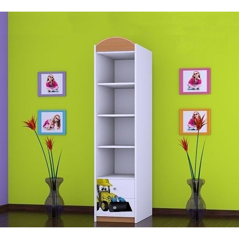Kiro 1 Door Wardrobe, Brown