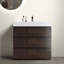 Meuble-lavabo de salle de bain avec lavabo, meuble-lavabo autoportant avec rangement, meuble-lavabo de salle de bain