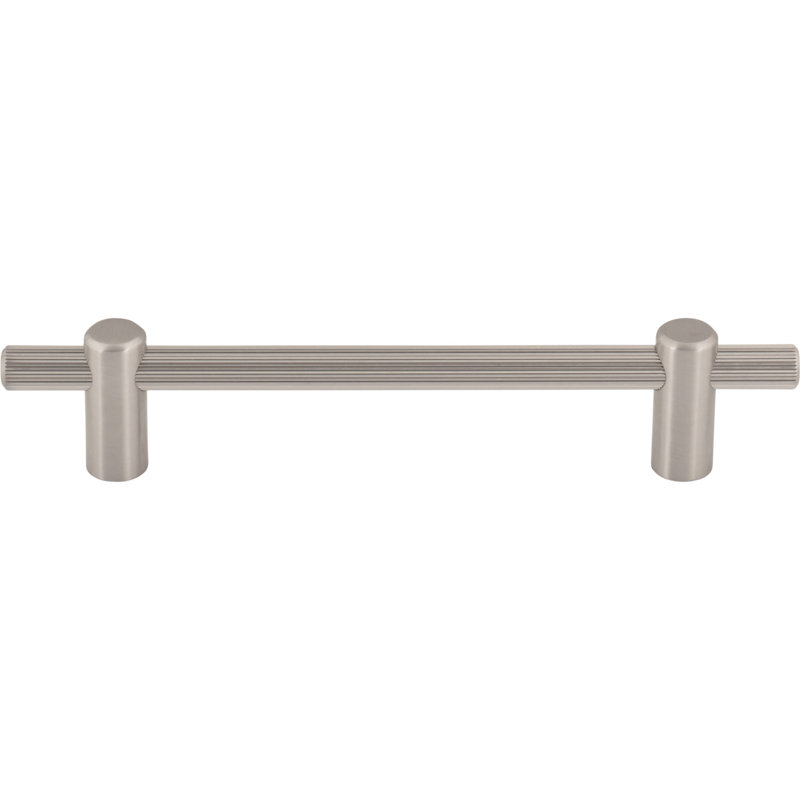 Dempsey Bar Pull, Brushed Satin Nickel, 5 1/16" Center To Center