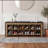 48.6" Farmhouse Shoe Storage Bench With 12 Cubbies, Black Entryway Bench , Mudroom Shoe Rack Bench With Narrow Cubbies For Living Room