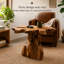 Burruss Solid Wood Tree Stump End Table
