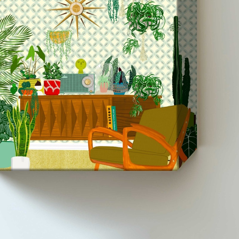 «Plant Living Room» par Jen Bucheli - Impression sur toile